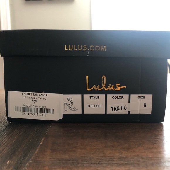 SOLD OUT: Lulus “Shelbie” Ankle Strap Heels - Picture 6 of 7